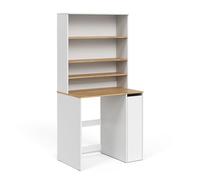 Vicco Armoire Machine à Laver Viktor, Blanc/Artisan, 93.6x88.2cm | 2 parties avec armoire et étagère, adapté à l'installation sur des machines à laver courantes