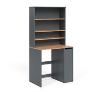 Armoire machine à laver Viktor, 93.6x88.2cm 2 pièces avec placard et étagère, Anthracite/chêne doré, Chêne de force doré, Vicco