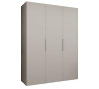 Armoire Marbella 1 - H 202 cm, L 150 cm, P 52 cm - Corps Cachemire, Poignée Cachemire - Meuble Moderne pour Salon - ABIKSMEBLE