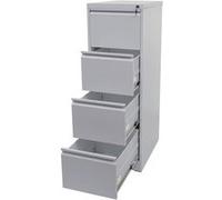 Armoire MENDLER HWC-H16 134x46x62cm gris Gris G
