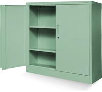Armoire métallique, 900 x 930 x 400 mm, Fresh Style : vert pastel