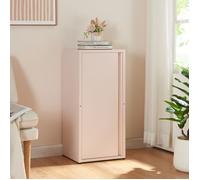 Armoire métallique Burlöv acier 88 x 40 x 35 cm rose