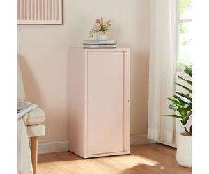 Armoire métallique Burlöv acier 88 x 40 x 35 cm rose