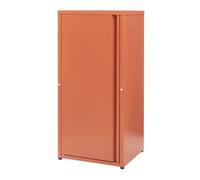 Armoire métallique Burlöv acier 88 x 40 x 35 cm rouge brique