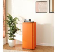 Armoire métallique 'Burlöv' avec 1 porte et 2 étagères Acier 88 x 40 x 35 cm Orange
