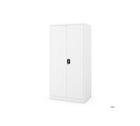 Jan Nowak Armoire métallique verrouillable Grande capacité pour Bureau et Administration Armoire Acier Professionnelle pour dossiers Documents et Archives A4 Rangement sécurisé 185 x 90 x 60 cm