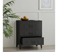 Armoire métallique 'Hämeenlinna' 60x40x72cm noir