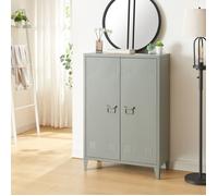 Armoire métallique Oripää à 2 portes 110 x 75 x 33 cm gris foncé