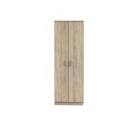 PEGANE Armoire/Meuble de Rangement Coloris Cambrian - Hauteur 180 x Longueur 60 x Profondeur 35 cm