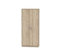 PEGANE Armoire/Meuble de Rangement Coloris Cambrian - Hauteur 180 x Longueur 80 x Profondeur 35 cm