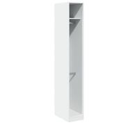 Armoire MGH - Garde-robe Chambre - Blanc 30x50x200 cm - Bois d'ingénierie M299