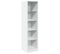 Armoire MGH - Garde-robe Chambre - Blanc 50x50x200 cm - Bois d'ingénierie M419