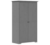 Armoire MGH - Garde-robe Chambre - BODO gris 99x53,5x173 cm - bois massif de pin M463