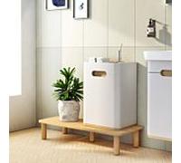 Armoire mi-haute VitrA Sento 66010 40 x 29,5 x 58 cm, charnière de porte à gauche, gris clair mat, décor