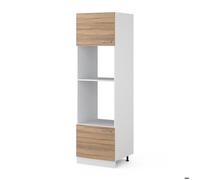 Vicco armoire micro-ondes R-Line, 60 cm, Sonoma/Blanc