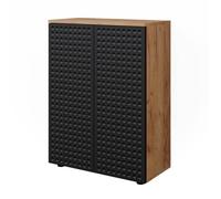 Vicco Armoire midisch Irma, Anthracite à Pois, 60x81cm