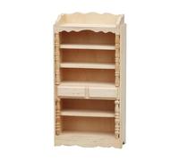 Armoire miniature en bois réaliste 1/12 faite à la main pour cuisine, chambre à coucher, accessoires de photographie, décoration d'armoire miniature en bois, projet d'artisanat