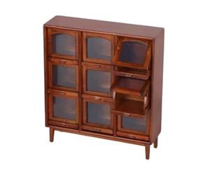 Armoire miniature faite à la main pour maisons de poupée, chambre à coucher, salon, décorations artisanales, accessoires de photographie, modèle d ' armoire, accessoires pour maisons de poupée
