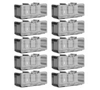 Armoire miniature pour camion - Support automatique moulé sous pression pour exposition | Couvercle transparent avec système de pile et organisateur d'économie d'espace pour étagère de bureau, vitrine