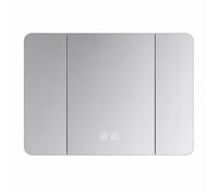 Armoire miroir LED salle de bain blanche - 100 cm - ELINA