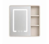 Armoire miroir LED salle de bain kaki - 80 cm - DALI