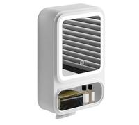 Armoire miroir pour salle de bain - Miroir de salle de bain avec espace de rangement intégré - Rangement avec éclairage LED à intensité variable - Étagère magnétique et design moderne pour salle de