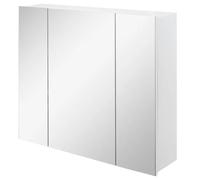 Armoire Miroir Salle de Bain MDF 70x15x60cm Blanc Kleankin Rangement Mural