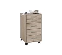 FMD Möbel 336-001_ei Freddy Caisson de Bureau sur Roulettes Chêne,33x38x63.5 cm