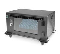 Armoire mobile DIGITUS sur roues pour charger jusqu'à 16 ordinateurs portables/tablettes jusqu'à 14" avec USB Type C, PIN