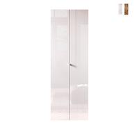 Armoire moderne bureau séjour 2 portes 3 étagères 63x35x184cm Monts