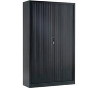 Armoire Monobloc à Rideaux 1/3 Penderie H198xL120xP43 cm Noir (9005) Rideaux Noir Noir - Noir G
