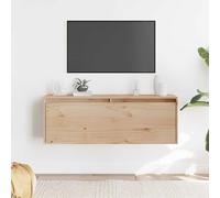 Armoire Murale 100x30x35 cm Bois de Pin Massif Centre de Divertissement vidaXL