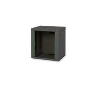 DIGITUS Armoire réseau - rack 19 pouces - 12U - montage mural - profondeur 450 mm - capacité de charge 100 kg - série Unique - noir