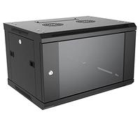 Armoire murale 9U en acier, noir, 48,3 cm, armoire murale 48,3 cm, étagère pour équipements/armoire, Qté.1 | RB-FW9