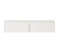 Armoire murale - AKOZON - 2 pcs - Bois de pin massif - Blanc - 80x30x35 cm
