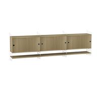 Armoire murale avec étagère 240x75x30cm WxHxD 240x75x30cm