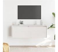 Armoire murale Blanc 100x30x35 cm Bois de pin massif Blanc G