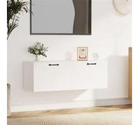 Armoire murale Blanc 100x36,5x35 cm Bois d ingénierie Blanc G
