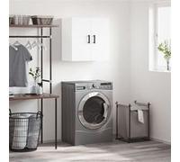 vidaXL Armoire murale blanche 60x31x60 cm en bois d'ingénierie