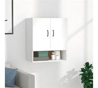 vidaXL Armoire murale Blanc 60 x 31 x 70 cm – Bois d'ingénierie