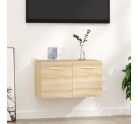 Armoire Murale Blanc 60x36,5x35cm Bois d'Ingénierie Flottante Rangement vidaXL