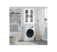 vidaXL Armoire murale suspendue avec rangement moderne blanc bois d'ingénierie