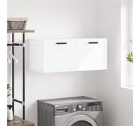 Vidaxl Armoire Murale Blanc 80x36,5x35 Cm Bois D'ingénierie Multicolore