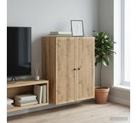 vidaXL Armoire murale en bois d'ingénierie – Meuble de rangement monté