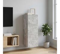 Armoire Murale Bois d'ingénierie Meuble mural Rangement monté Vintage vidaXL vid