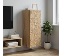 Armoire Murale Bois d'ingénierie Meuble mural Rangement monté Vintage vidaXL vid