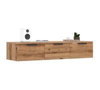 vidaXL Armoire murale Chêne artisanal 102x30x20 cm – 2 tiroirs – Bois d'ingénierie