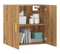 vidaXL Armoire murale chêne artisanal 60x31x60 cm bois d'ingénierie, vitrine flottante