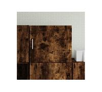 Vidaxl Armoire Murale Chêne Fumé 45x42,5x40 Cm Bois D'ingénierie Multicolore