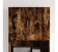 Armoire murale chêne fumé 80x42,5x64 cm bois d ingénierie